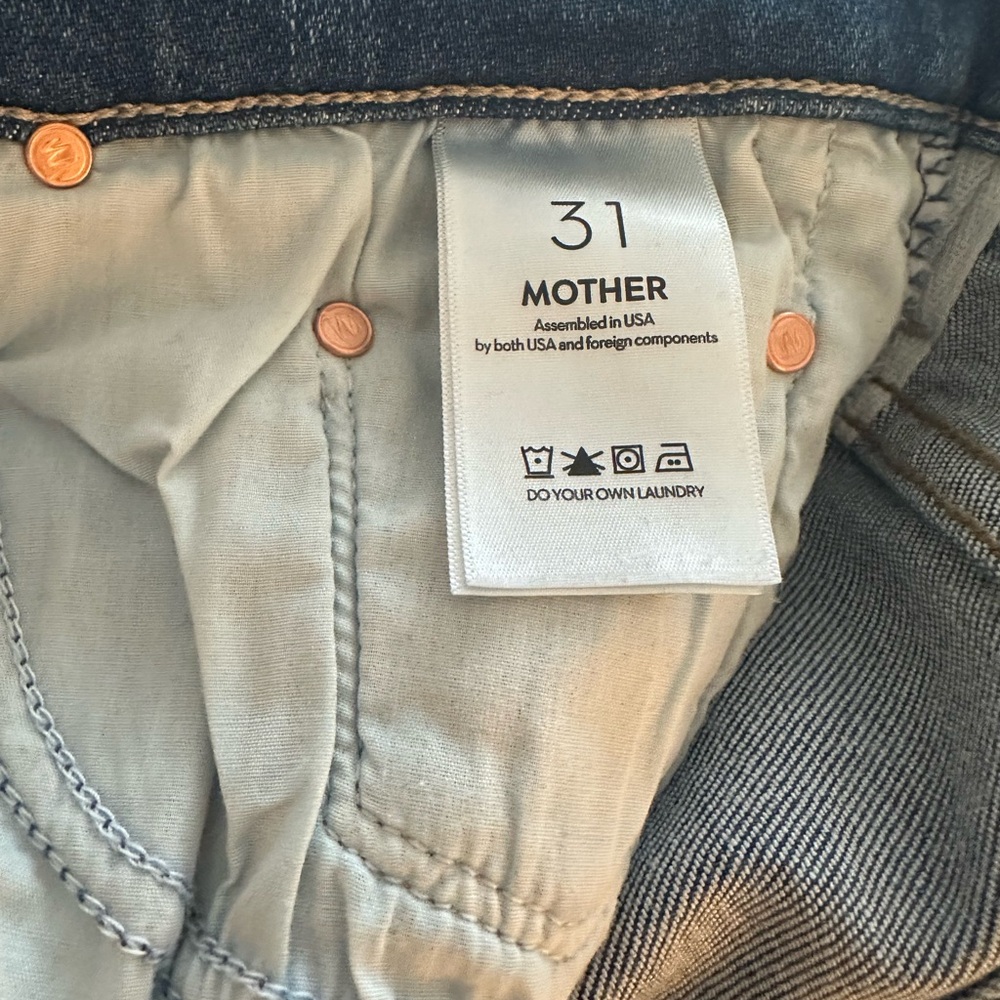 NWT mother blue jeans - Picture 9 of 10